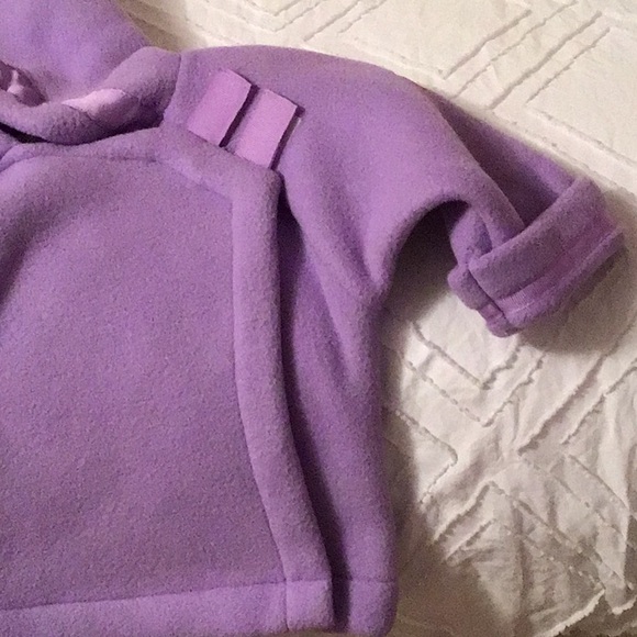 Cozy Purple Fleece Hoodie - Picture 2 of 4